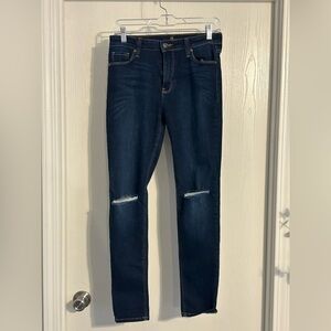 Just Black | Dark Blue Skinny Jeans | Size 28 x 27